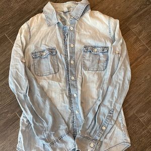 Jcrew chambray shirt size 6